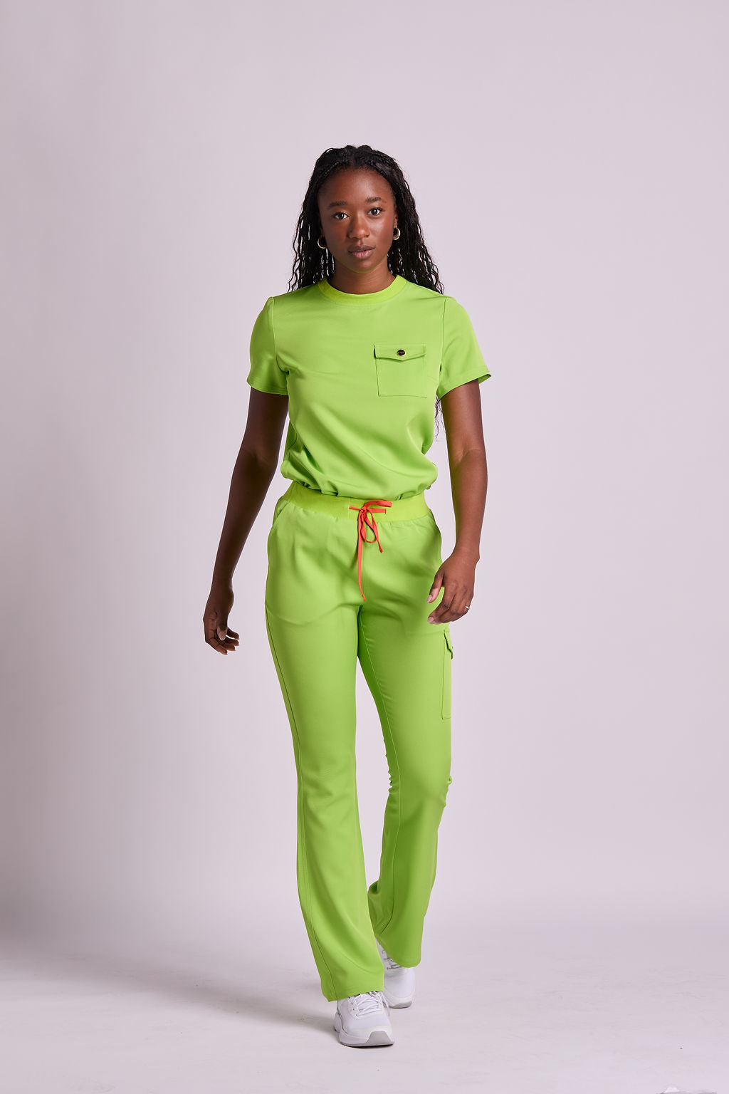 Mary K Three Pocket Scrub Top