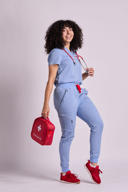 Yara Ten Pocket Jogger Scrub Pants