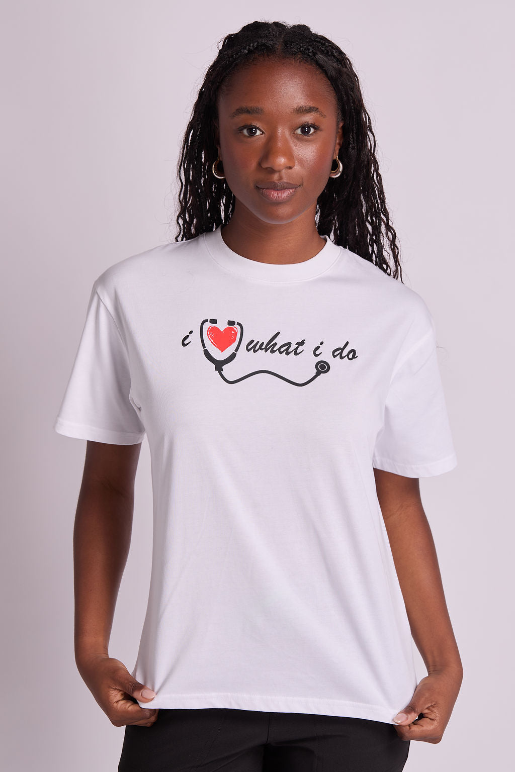 I love What I Do Nurse T Shirt