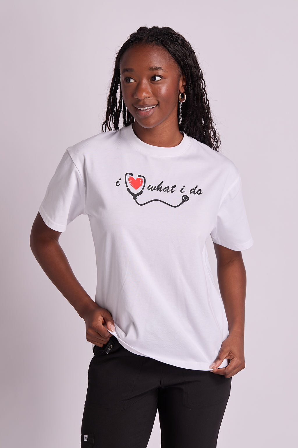 I love What I Do Nurse T Shirt