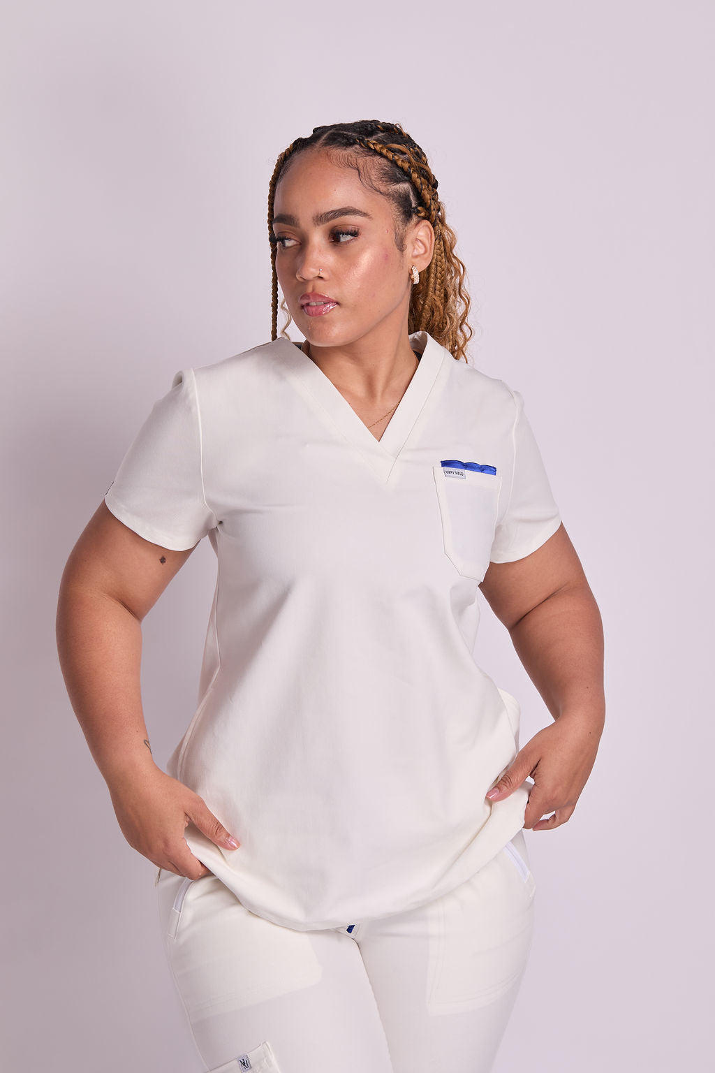 Yara Three Pocket Scrub Top