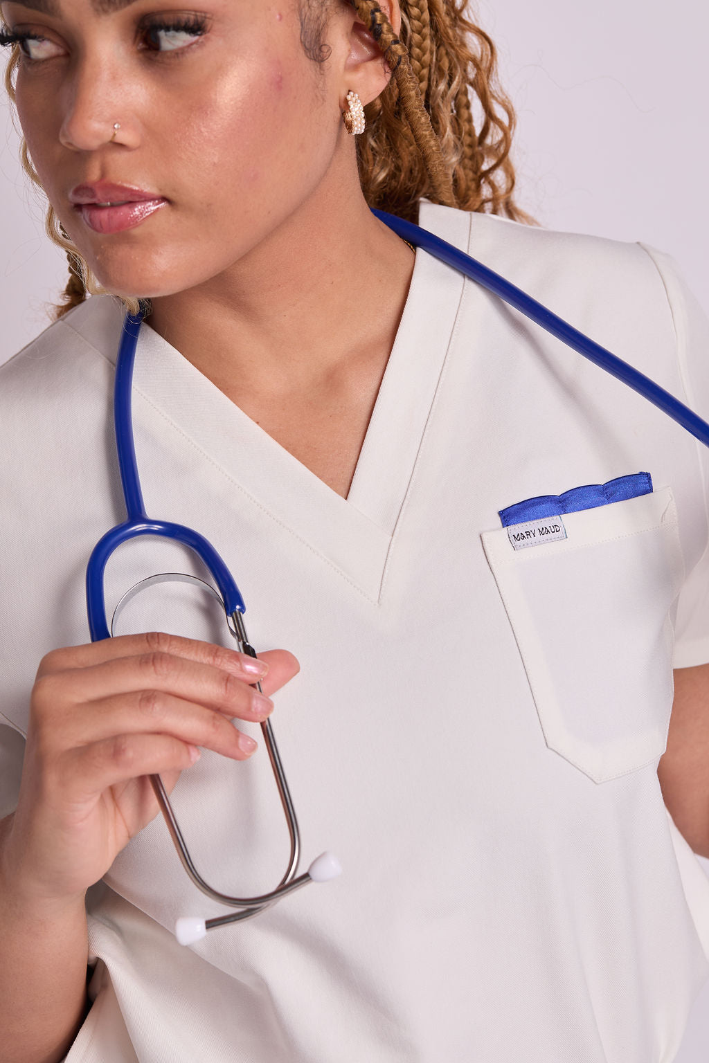 Yara Three Pocket Scrub Top