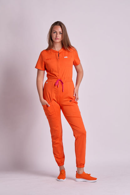 Zuri Eight Pocket Scrub Jumpsuit