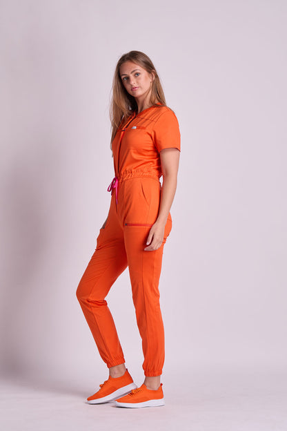 Zuri Eight Pocket Scrub Jumpsuit