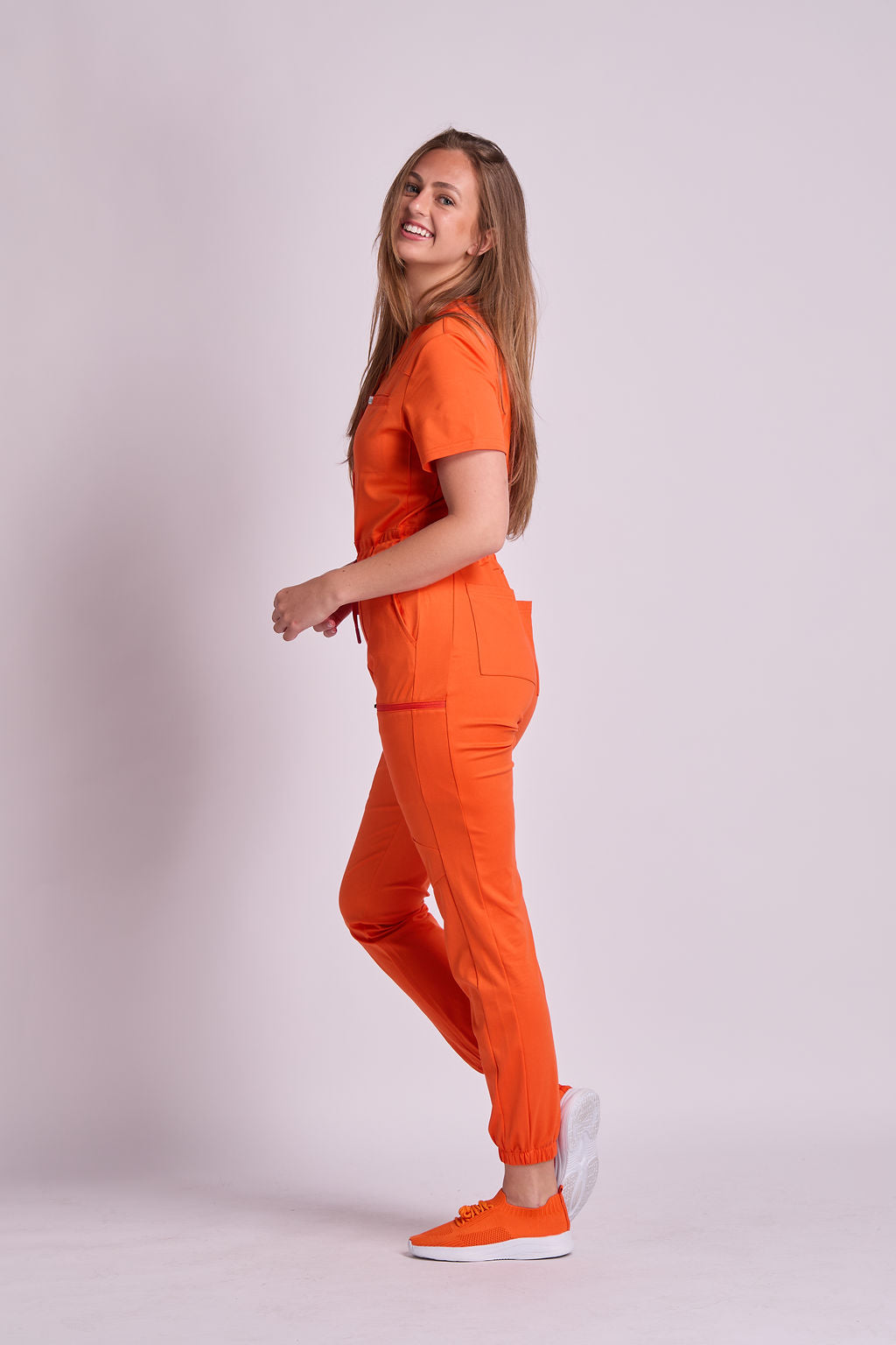 Zuri Eight Pocket Scrub Jumpsuit