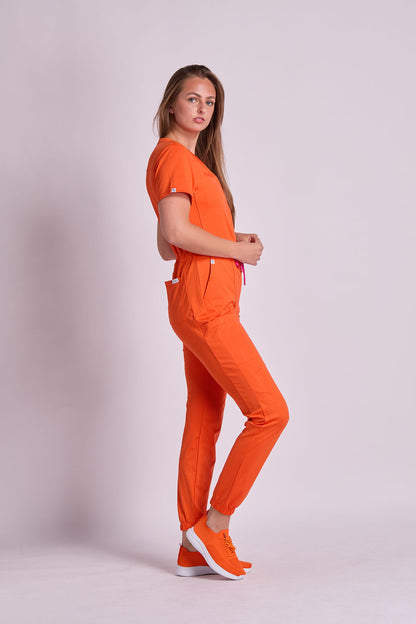 Zuri Eight Pocket Scrub Jumpsuit
