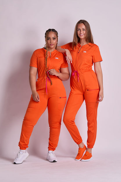 Zuri Eight Pocket Scrub Jumpsuit