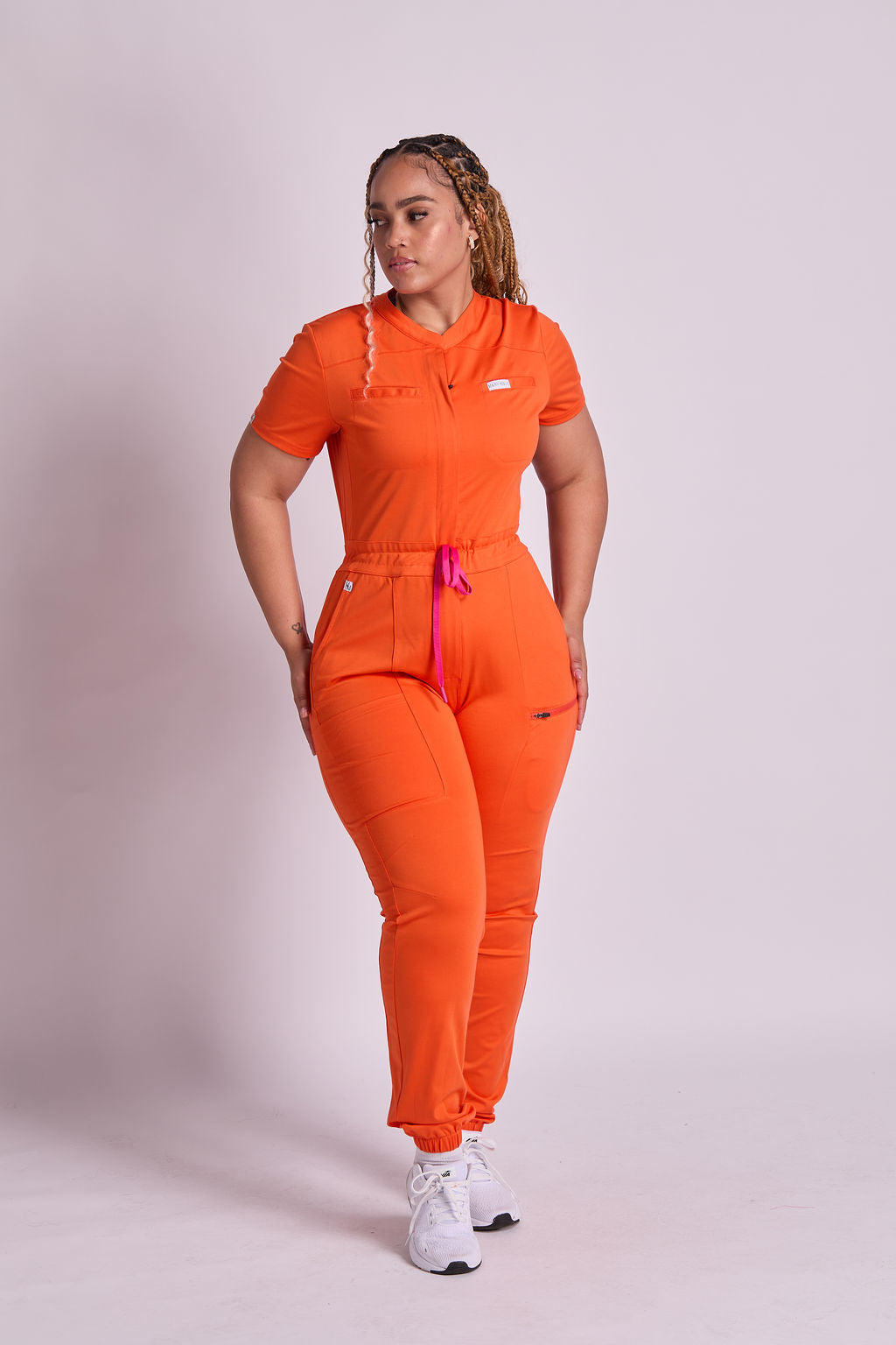 Zuri Eight Pocket Scrub Jumpsuit