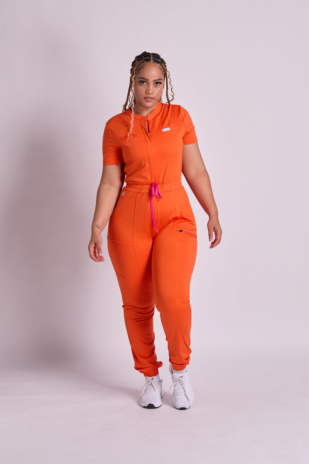 Zuri Eight Pocket Scrub Jumpsuit