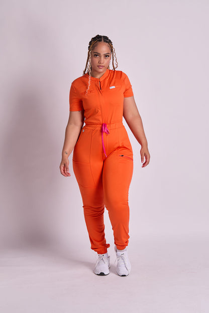 Zuri Eight Pocket Scrub Jumpsuit