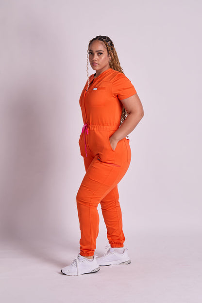 Zuri Eight Pocket Scrub Jumpsuit