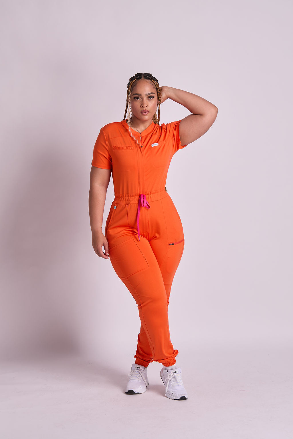 Zuri Eight Pocket Scrub Jumpsuit