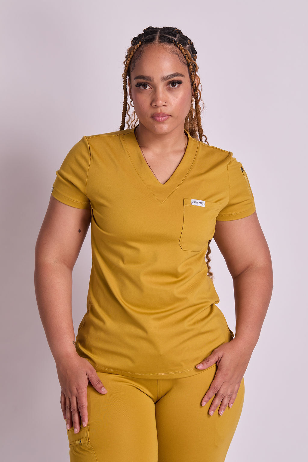 Zuri Two Pocket Scrub Top
