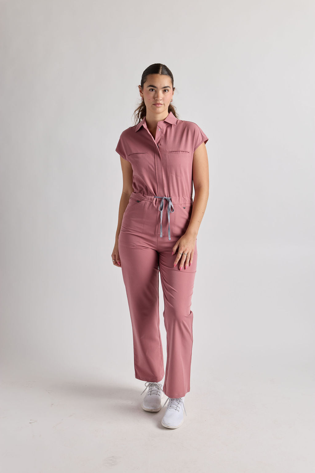 Sofia Eight Pocket Jumpsuit Scrub