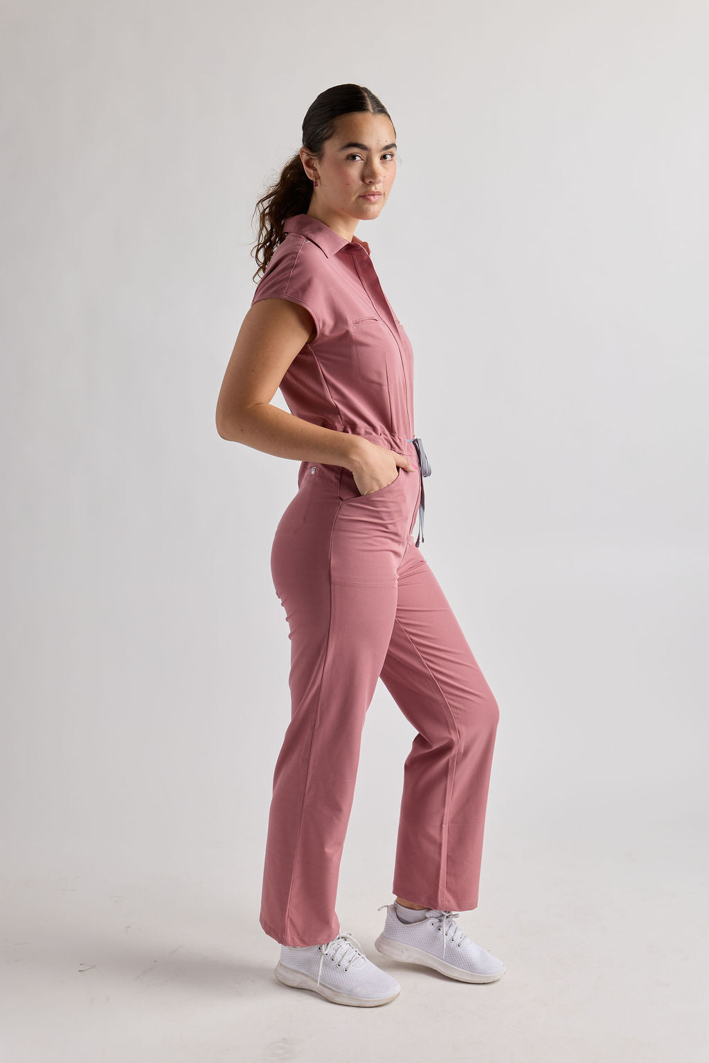 Sofia Eight Pocket Jumpsuit Scrub