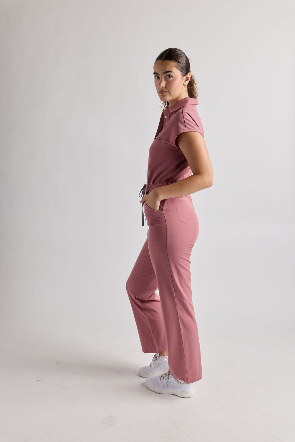 Sofia Eight Pocket Jumpsuit Scrub
