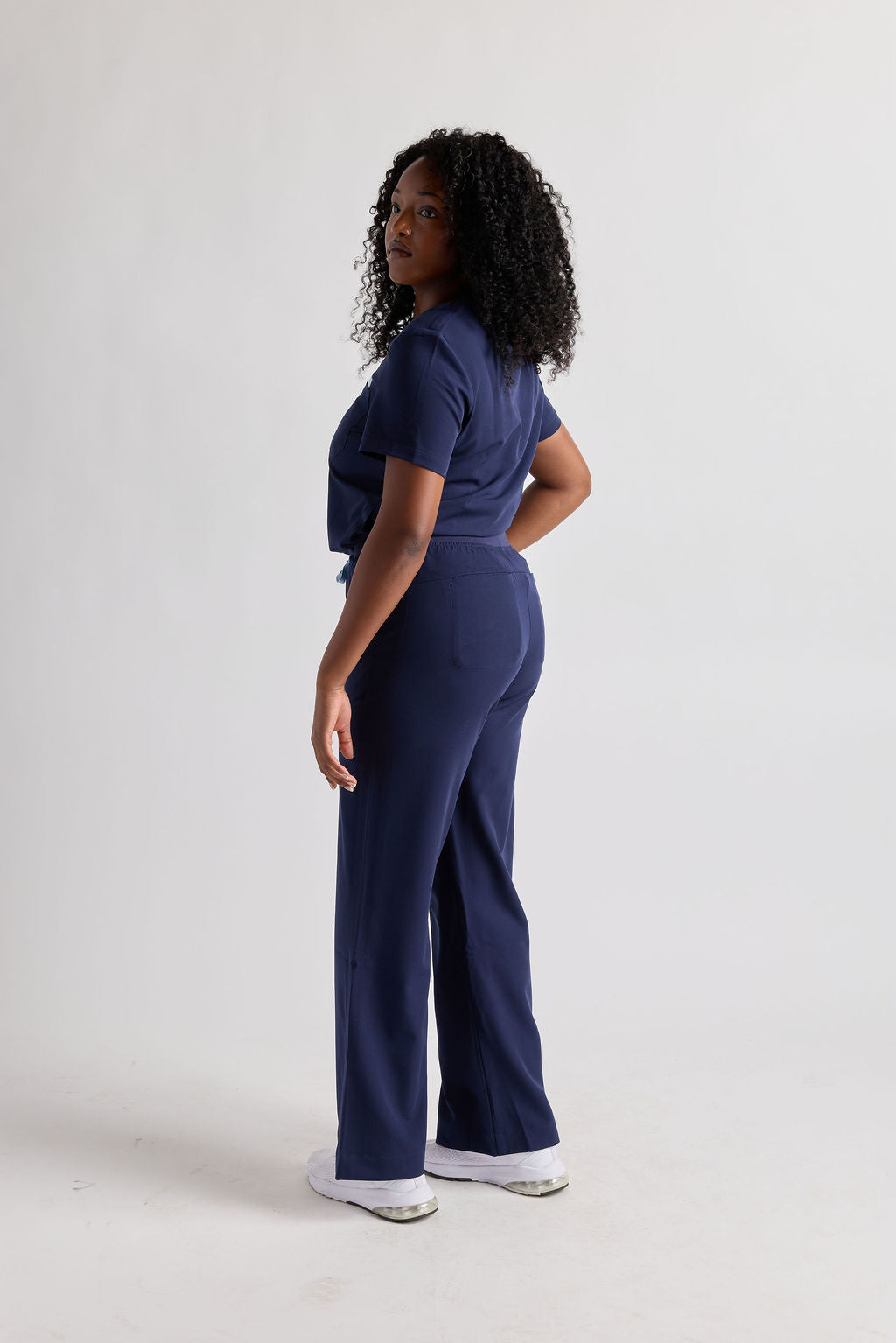 Yara Five Pocket Wide Leg Scrub Pants