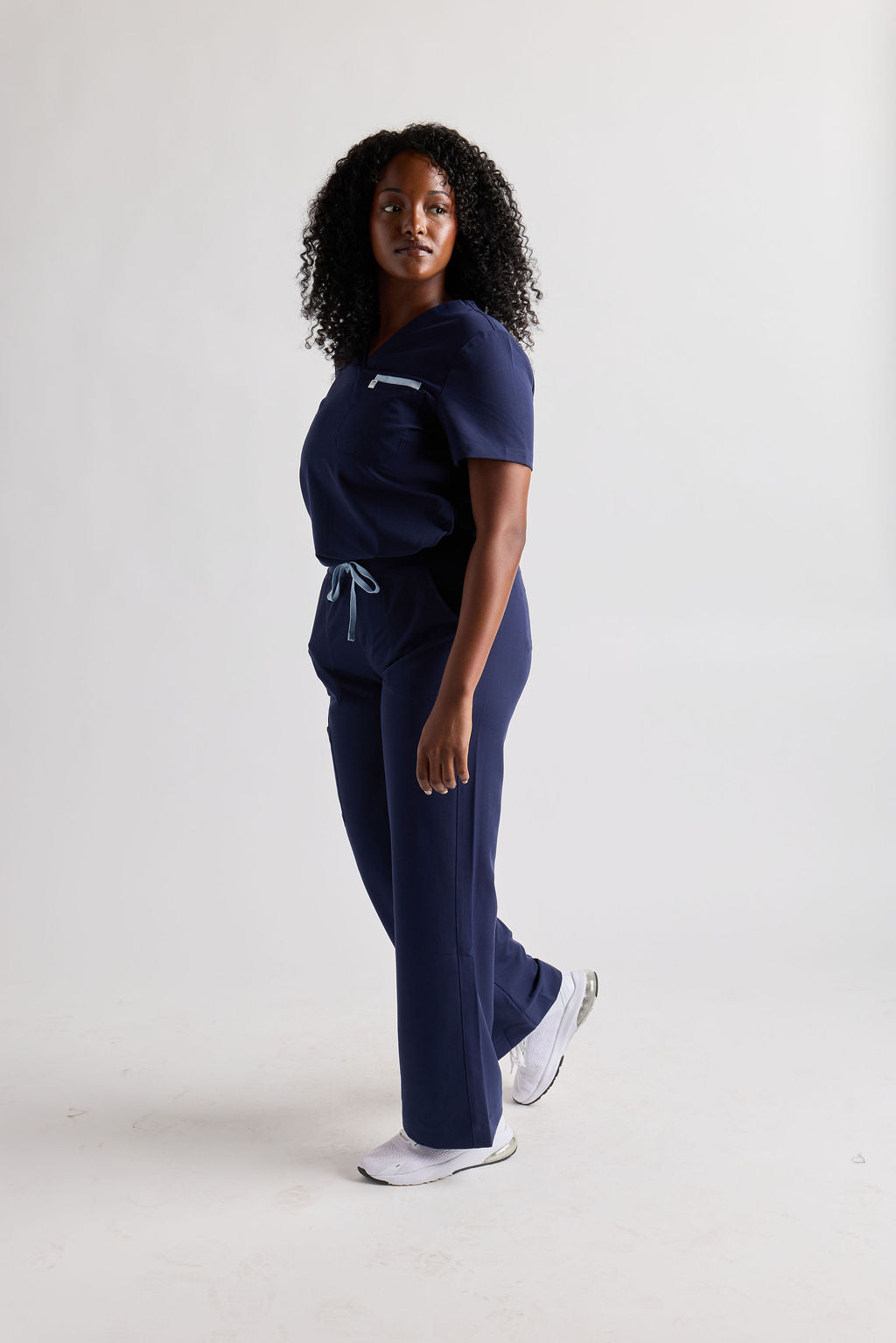 Yara Five Pocket Wide Leg Scrub Pants