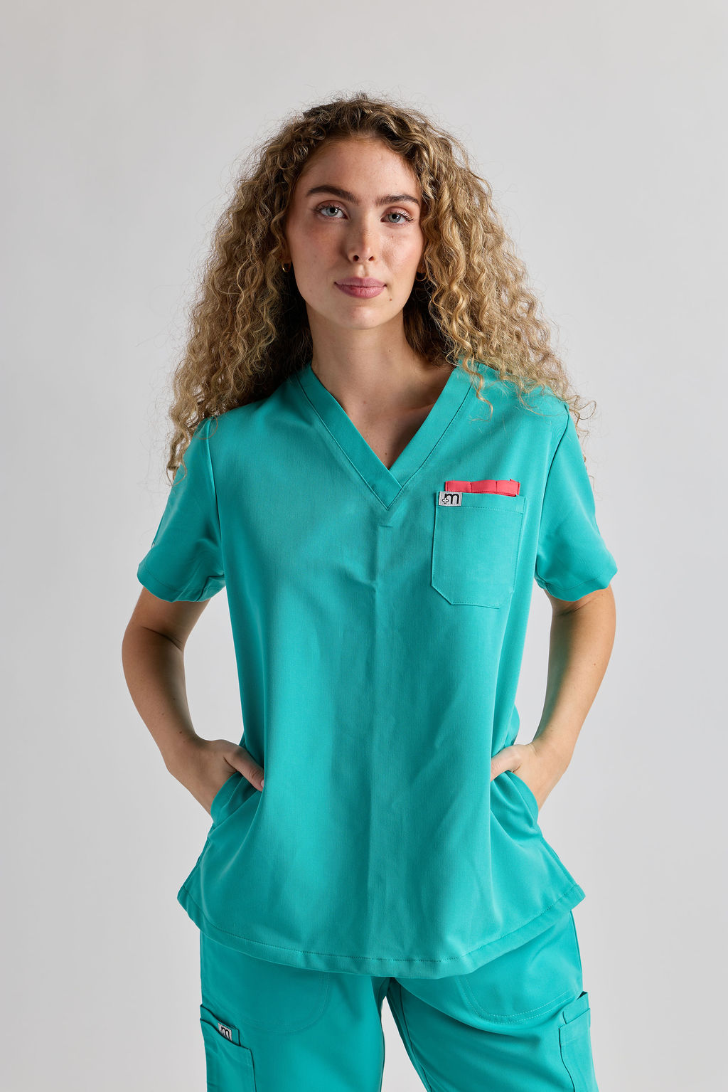 Yara Three Pocket Scrub Top