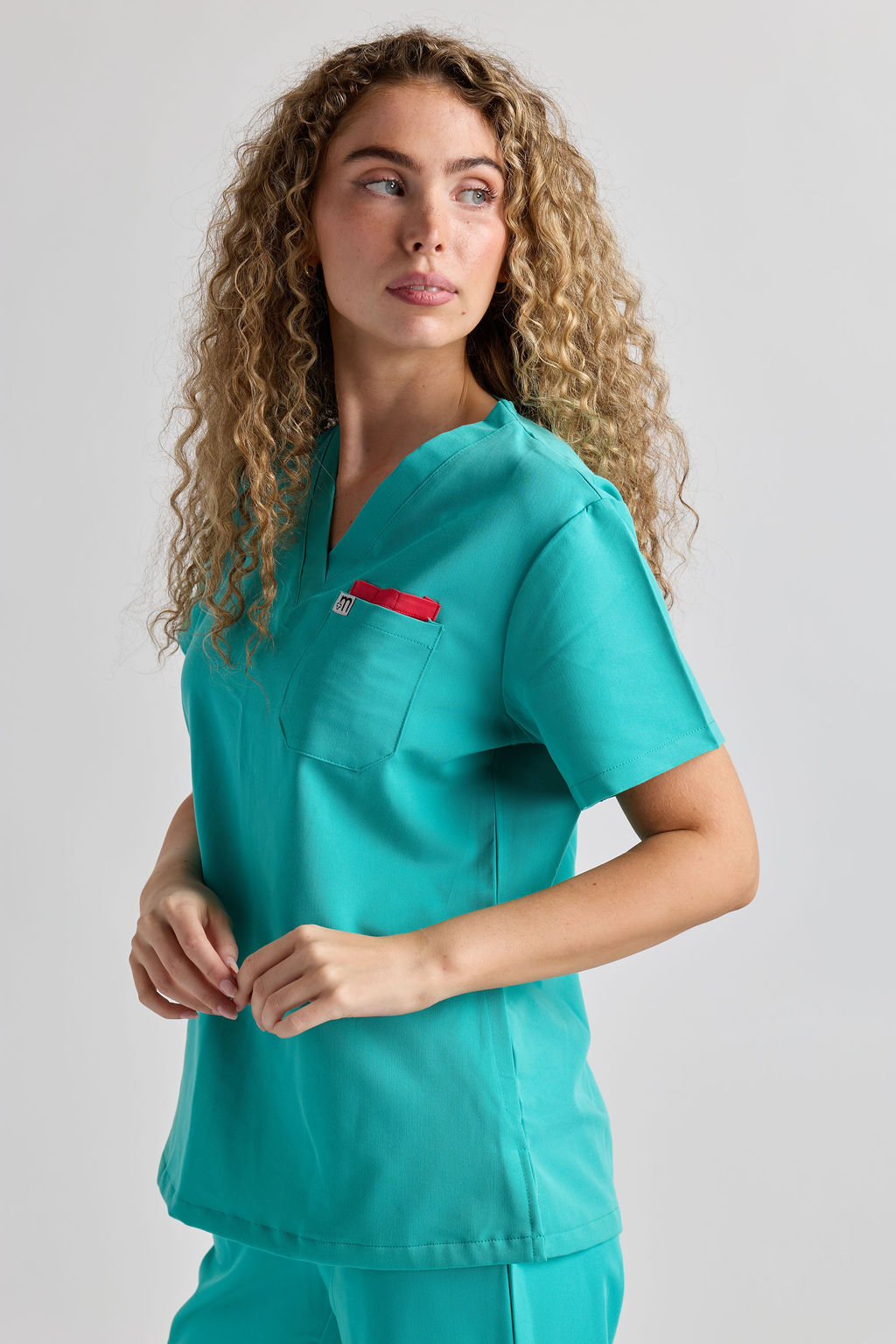 Yara Three Pocket Scrub Top