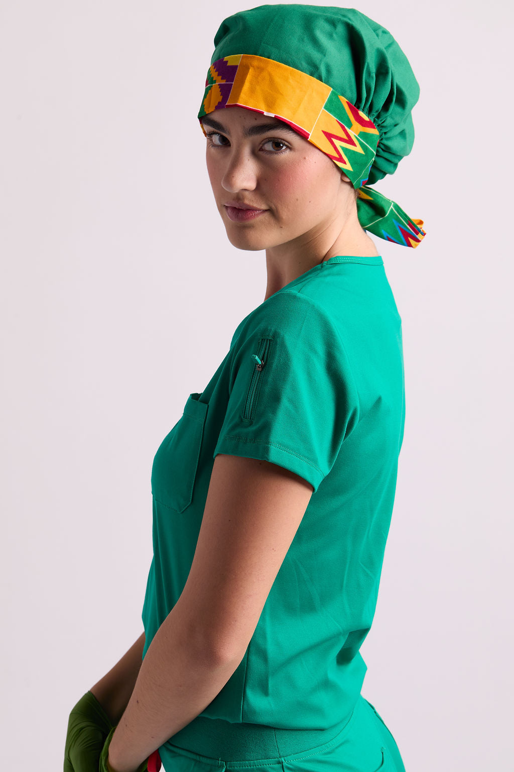 Serwaa Satin Lined Scrub Caps