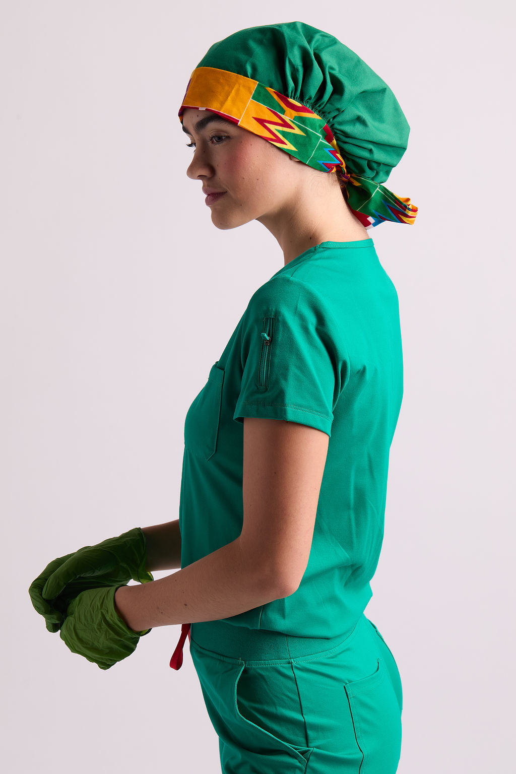 Serwaa Satin Lined Scrub Caps