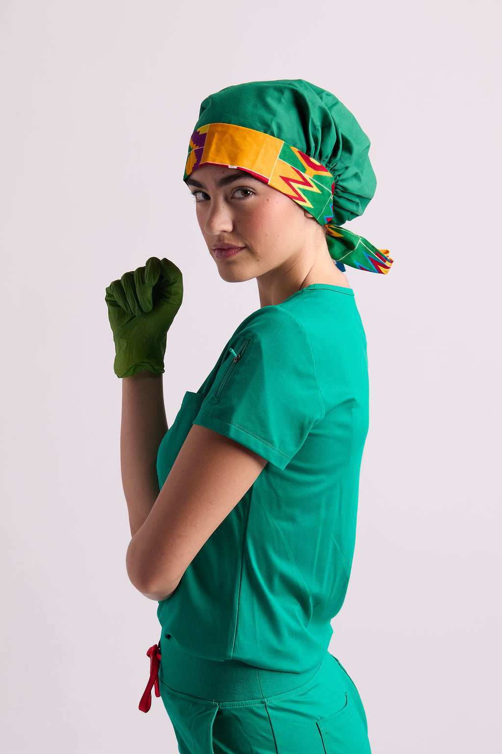 Serwaa Satin Lined Scrub Caps