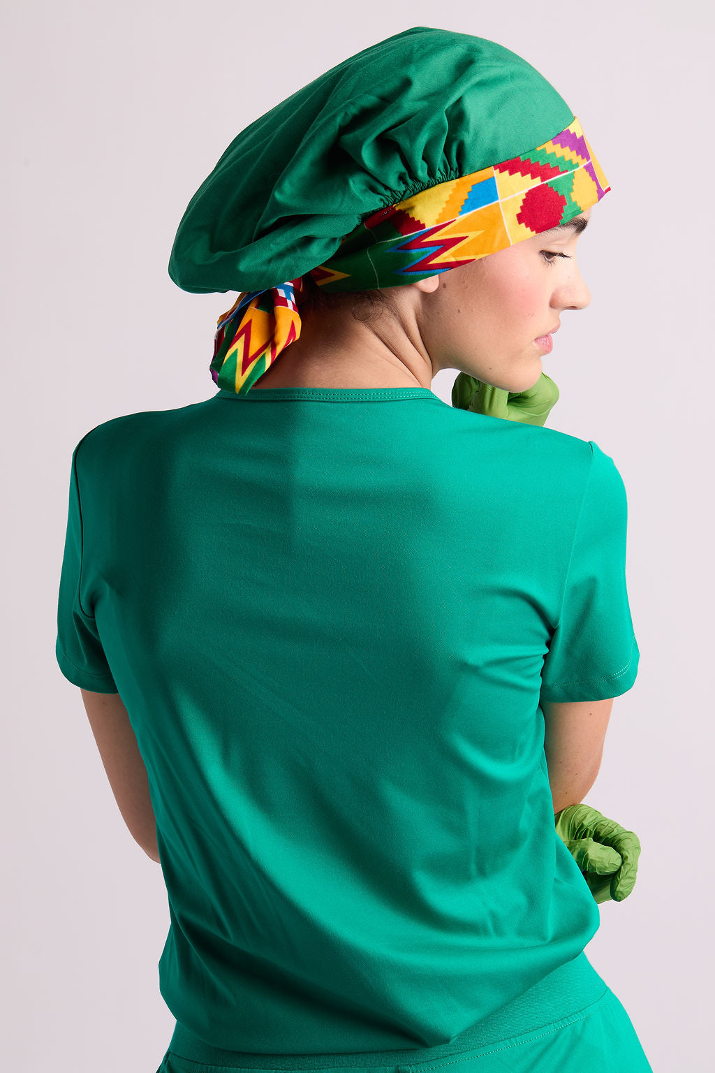 Serwaa Satin Lined Scrub Caps