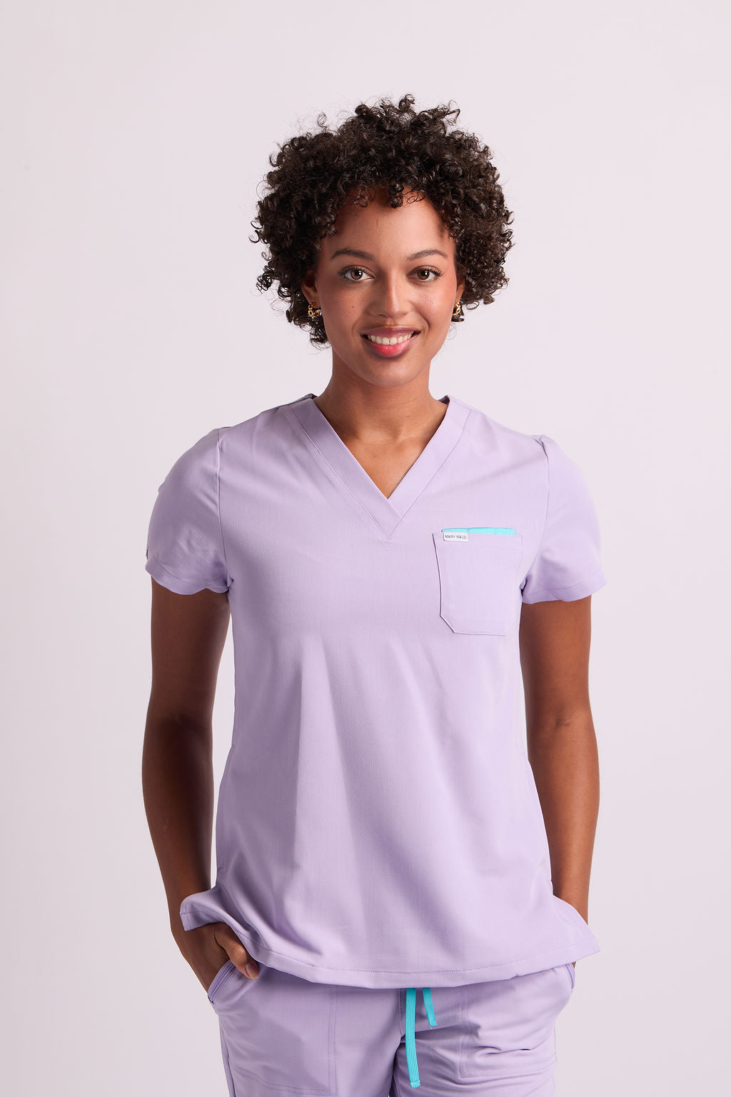Yara Three Pocket Scrub Top