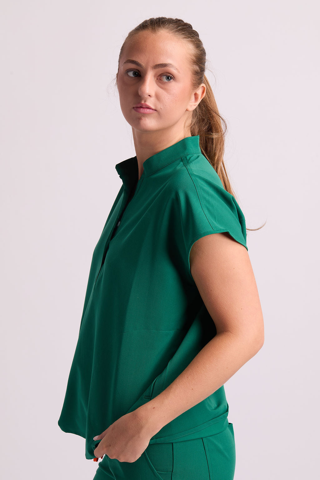 Amara Two Pocket Oversized Scrub Top