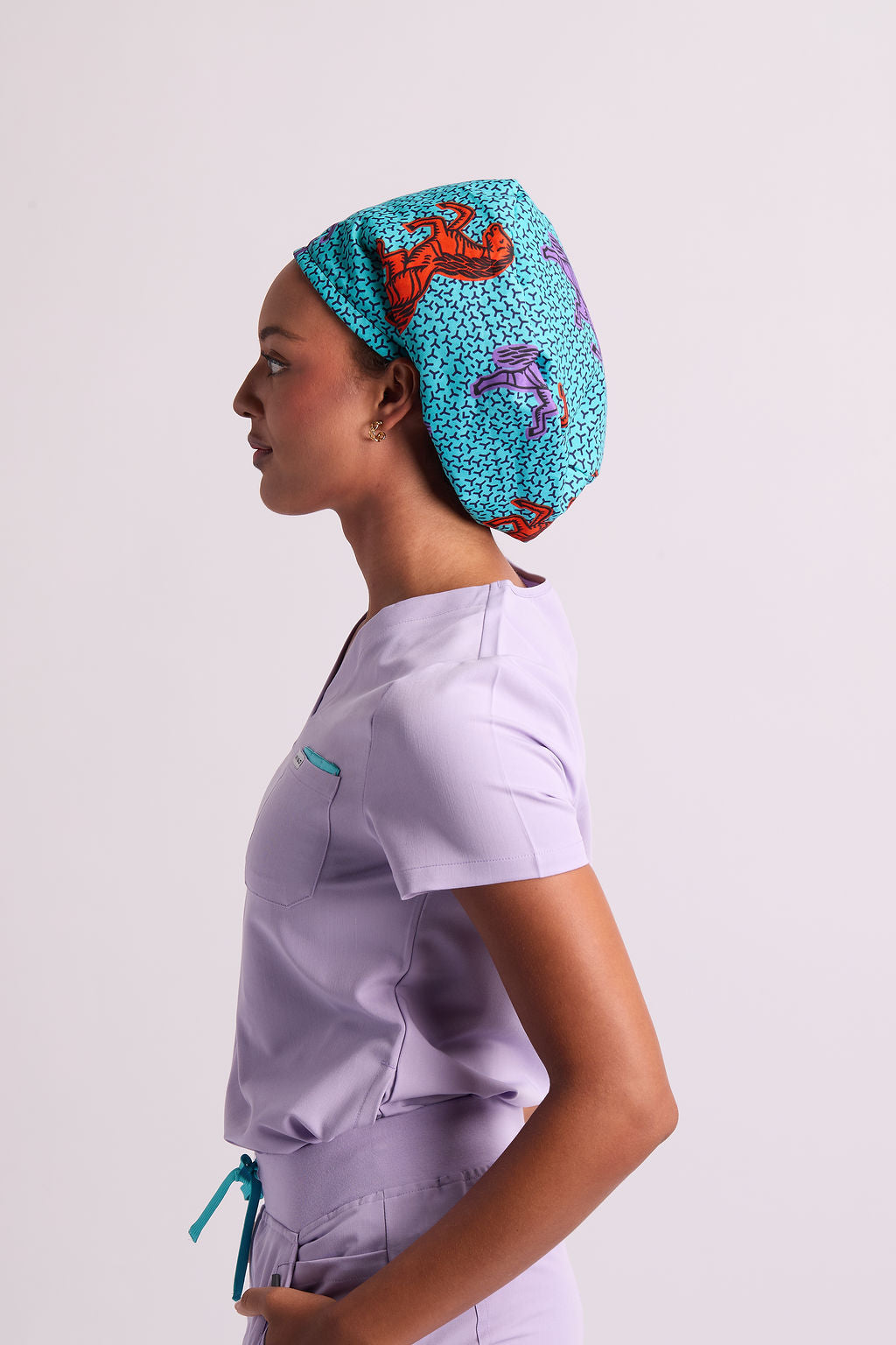 Serwaa Satin Lined Scrub Caps