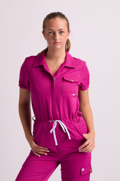 Fiora Nine Pocket Jumpsuit Scrub
