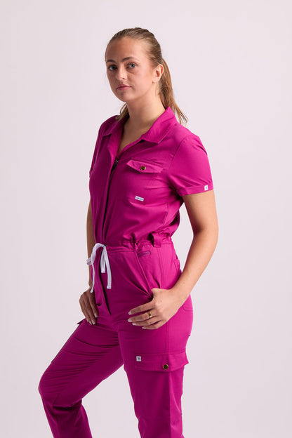 Fiora Nine Pocket Jumpsuit Scrub