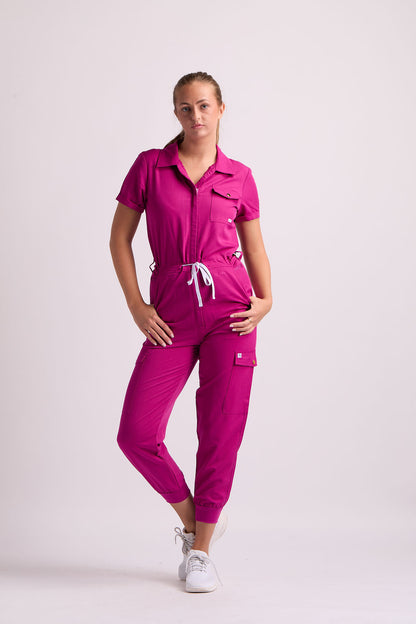 Fiora Nine Pocket Jumpsuit Scrub