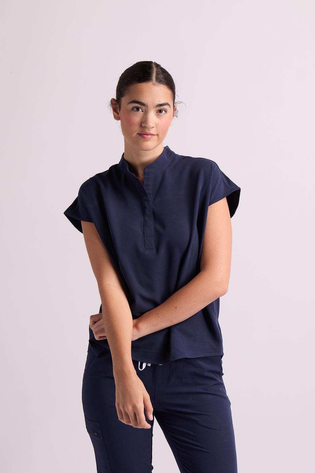 Amara Two Pocket Oversized Scrub Top