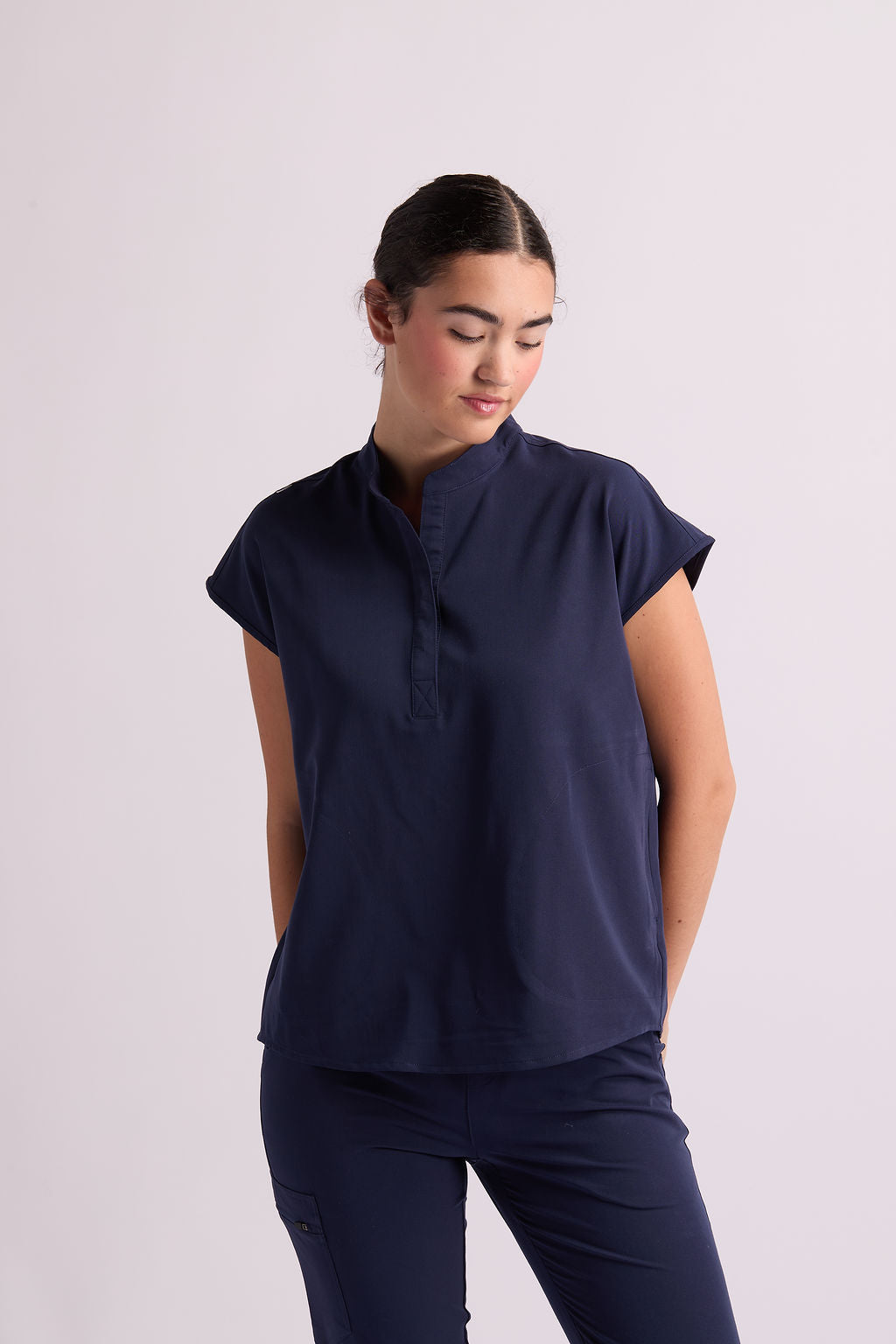 Amara Two Pocket Oversized Scrub Top