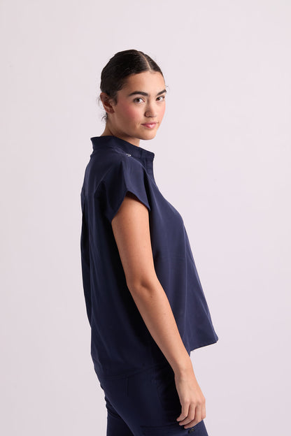 Amara Two Pocket Oversized Scrub Top