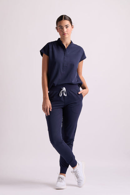 Amara Two Pocket Oversized Scrub Top