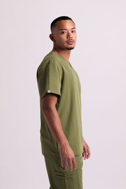 Maud C One Pocket Scrub Top