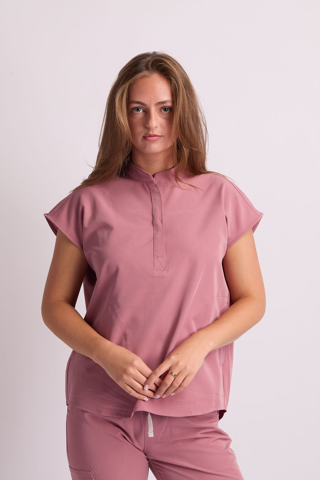 Amara Two Pocket Oversized Scrub Top