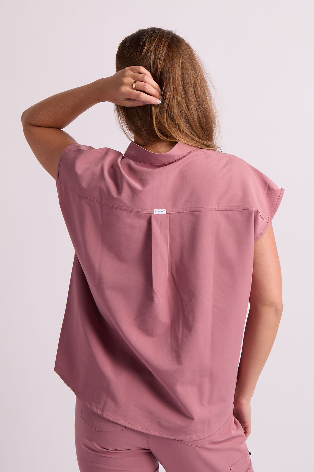 Amara Two Pocket Oversized Scrub Top