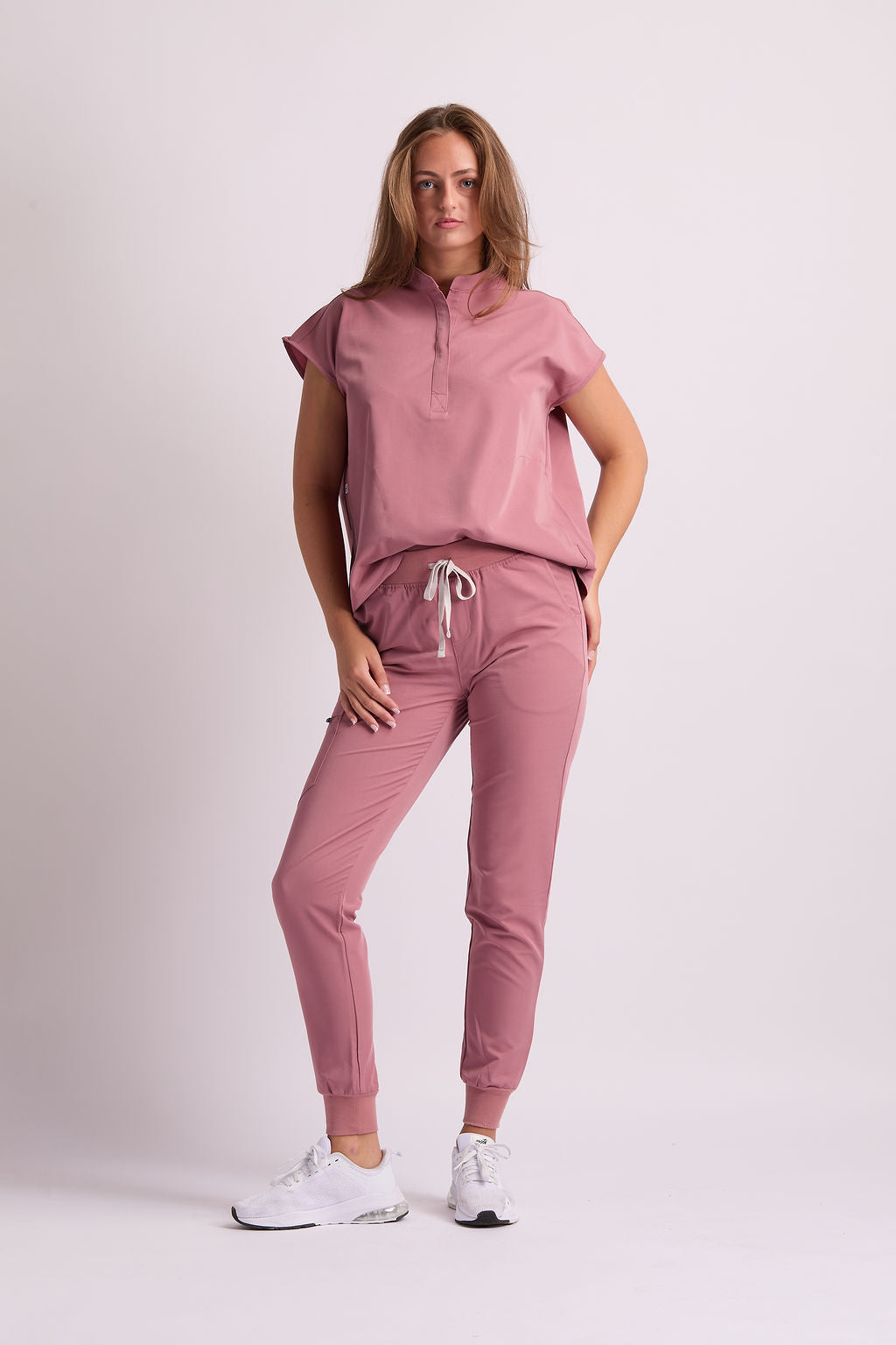 Amara Two Pocket Oversized Scrub Top