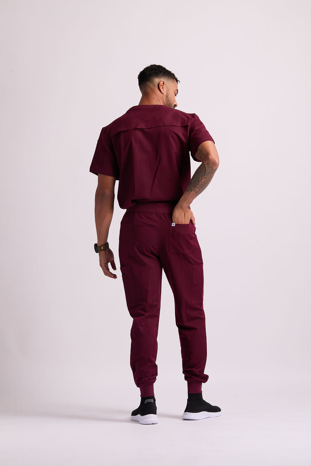 Maud K Seven Pocket Jogger Scrub Pants