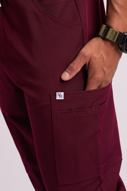 Maud K Seven Pocket Jogger Scrub Pants