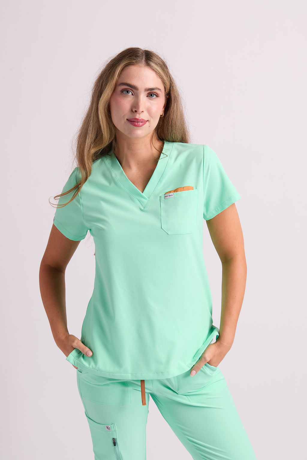 Yara Three Pocket Scrub Top
