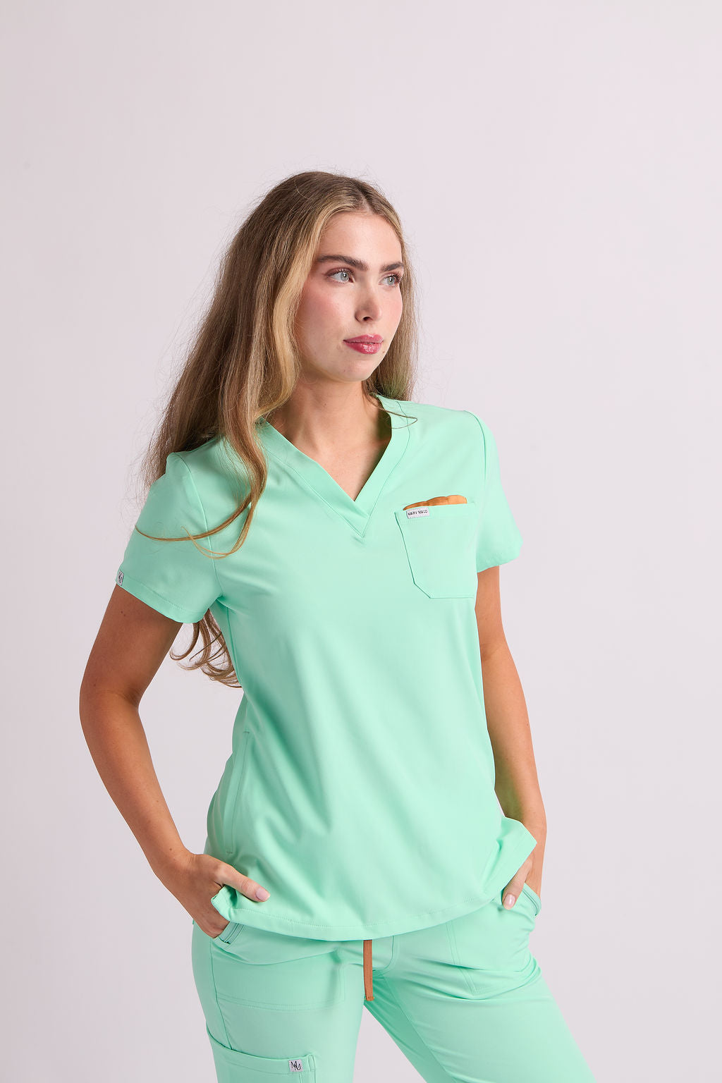 Yara Three Pocket Scrub Top