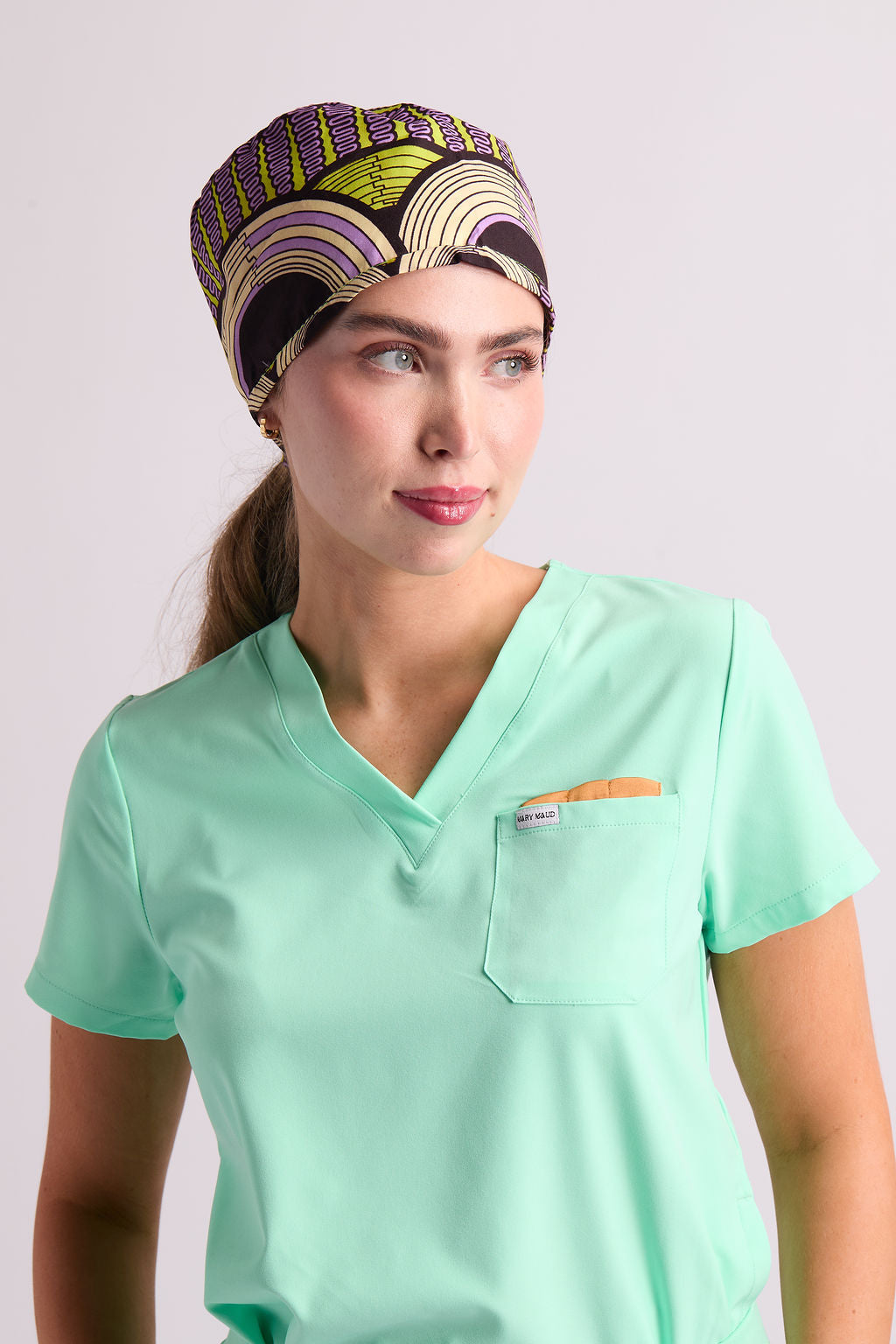 Serwaa Satin Lined Scrub Caps
