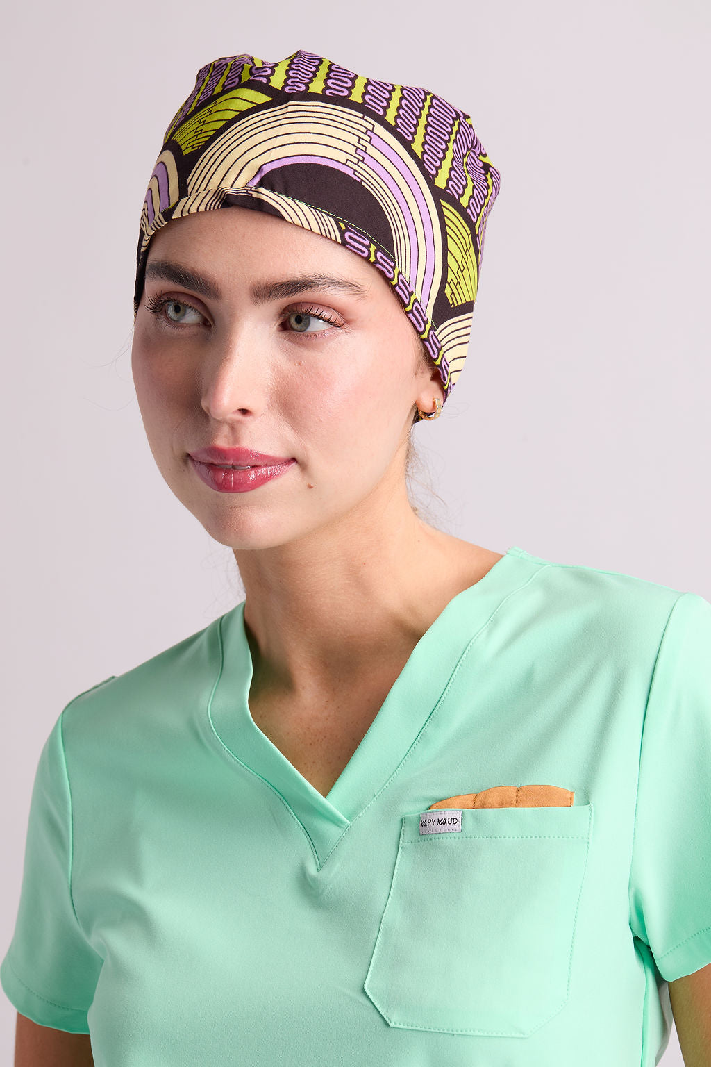Serwaa Satin Lined Scrub Caps