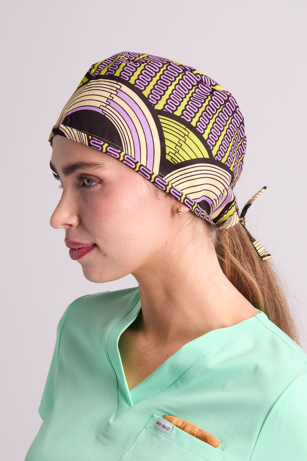 Serwaa Satin Lined Scrub Caps