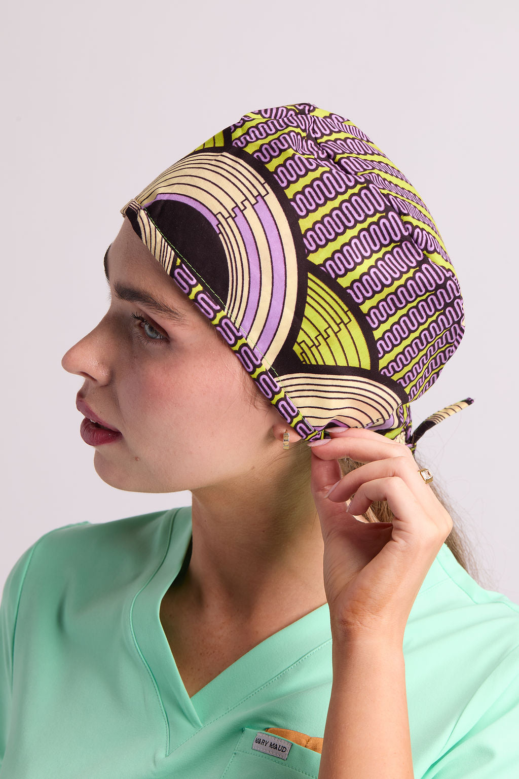 Serwaa Satin Lined Scrub Caps